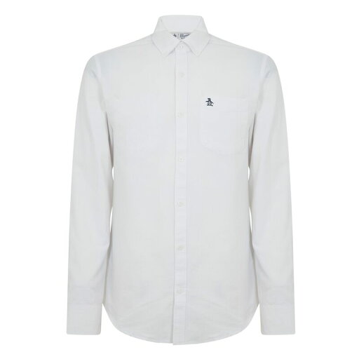【送料無料】 オリジナルペンギン メンズ シャツ トップス Shirt BRILLIANT WHITE 【送料無料】 オリジナルペンギン メンズ シャツ トップス Shirt BRILLIANT WHITE