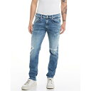 【送料無料】 リプレイ メンズ デニムパンツ ジーンズ ボトムス Anbass Slim Jeans RnR Blue 009
