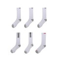 【送料無料】 エバーラスト メンズ 靴下 アンダーウェア 6pk Crew Sock Mens White Bag