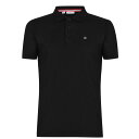 【送料無料】 カルバンクラインゴルフ メンズ ポロシャツ トップス Golf Cotton Polo Shirt Mens Black