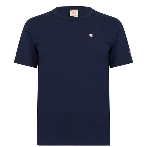 【送料無料】 チャンピオン メンズ Tシャツ トップス Reverse Weave Small Logo T Shirt Navy BS501 【送料無料】 チャンピオン メンズ Tシャツ トップス Reverse Weave Small Logo T Shirt Navy BS501