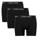 【送料無料】 カルバンクライン メンズ ボクサーパンツ アンダーウェア 3 Pack Boxer Briefs Black