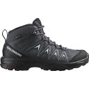 楽天ReVida 楽天市場店【送料無料】 サロモン レディース ブーツ・レインブーツ シューズ X Braze Mid GTX Womens Walking Shoe Ebony/Ink