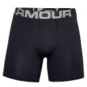 【送料無料】 アンダーアーマー メンズ ボクサーパンツ アンダーウェア Charged Cotton 6inch 3 Pack Triple Black