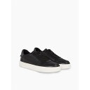 【送料無料】 カルバンクライン メンズ スニーカー シューズ LOW TOP LACE UP BSKT Black/White