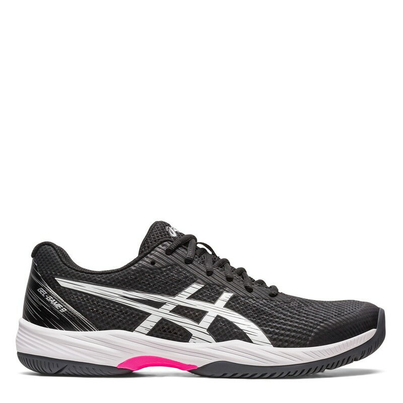 【送料無料】 アシックス メンズ スニーカー シューズ Gel-Game 9 Men 039 s Tennis Shoes Black/Hot Pink