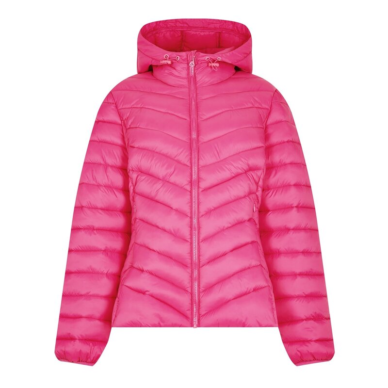 【送料無料】 ソウルカル レディース ジャケット・ブルゾン アウター Micro Bubble Jacket Ladies Fuchsia