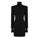 【送料無料】 スポーツマックス レディース ワンピース トップス Leandro Knitted Mini Dress 002BLACK