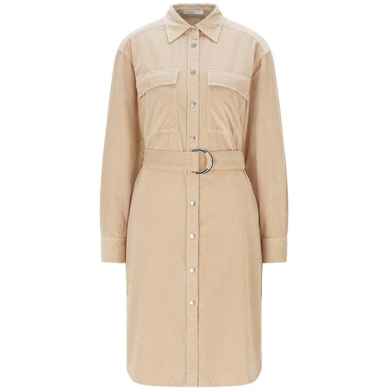 【送料無料】 ボス レディース ワンピース トップス Boss CDesterig Drss Ld09 Light Beigeのサムネイル