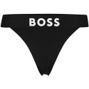 【送料無料】 ボス レディース パンツ アンダーウェア Boss STMT Thong Ld41 Black