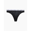 【送料無料】 カルバンクライン レディース パンツ アンダーウェア Modern Cotton Lace Thong Black