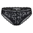 ステラマッカートニー インナー 下着 【送料無料】 ステラマッカートニー レディース パンツ アンダーウェア Patchwork Lace High Leg Bikini Briefs Black