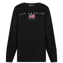 【送料無料】 デイジーストリート レディース パーカー・スウェット アウター LA Sweatshirt Black Multi