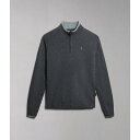 【送料無料】 ナパピリ メンズ パーカー・スウェット アウター Napa Dain Half Zip Sn34 Grey 1971