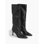 【送料無料】 カルバンクライン レディース ブーツ・レインブーツ シューズ GEO STILETTO KNEE BOOT 70 Black