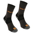 【送料無料】 サロモン メンズ 靴下 アンダーウェア Midweight 2 Pack Mens Walking Socks Black/Red