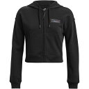 【送料無料】 アンダーアーマー レディース パーカー・スウェット アウター PR HW Terry FZ Ld42 Black