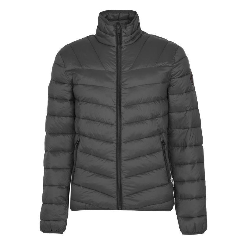 ナパピリ メンズ ジャケット・ブルゾン アウター Napapijri Aerons Quilted Jacket Dark Grey 1981