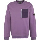 【送料無料】 バブアー メンズ パーカー・スウェット アウター Counter Sweatshirt Purple Haze