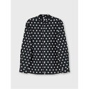 【送料無料】 プレティグリーン メンズ シャツ トップス Horlock Polka Dot Shirt Black