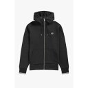 フレッドペリー 【送料無料】 フレッドペリー メンズ パーカー・スウェット アウター Fred Zipped Hooded Sweatshirt Black 198