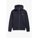 フレッドペリー 【送料無料】 フレッドペリー メンズ パーカー・スウェット アウター Fred Zipped Hooded Sweatshirt Navy 795