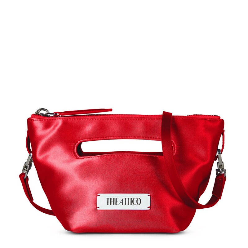 【送料無料】 ジ アティコ レディース ハンドバッグ バッグ Via Dei Giardini 15 Bag Vibrant Red