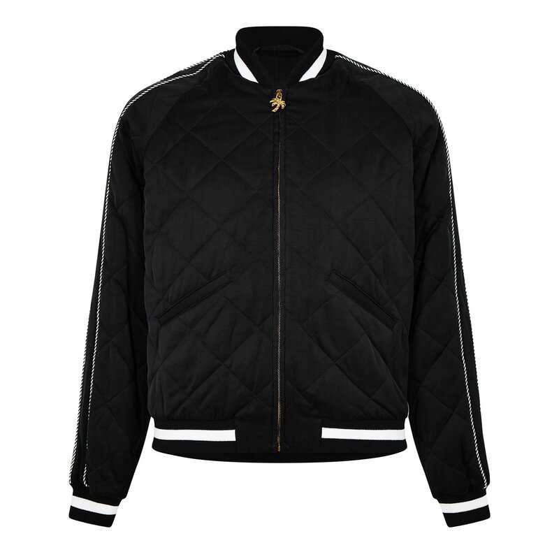 【送料無料】 パーム・エンジェルス メンズ ジャケット・ブルゾン アウター Palm Sovenir Jkt Sn34 Blk/Gold
