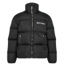【送料無料】 パーム・エンジェルス メンズ ジャケット・ブルゾン ダウンジャケット アウター Track Puffer Jacket Blk/Wht 1001