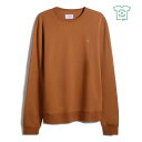 【送料無料】 ファーラー メンズ パーカー・スウェット アウター Tim Crew Sweatshirt Ochre Brown