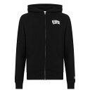 【送料無料】 ビリオネアボーイズクラブ メンズ パーカー・スウェット フーディー アウター Small Arch Logo Zip Hoodie Black