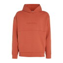 【送料無料】 カルバンクライン メンズ パーカー・スウェット フーディー アウター Comfort Debossed Logo Oth Hoodie Copper Sun