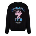 【送料無料】 ディースクエアード メンズ パーカー・スウェット アウター Sweatshirt Black