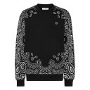 【送料無料】 フィリッププレイン メンズ パーカー・スウェット アウター Paisley Bandana Sweatshirt Black 02