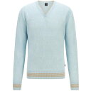 【送料無料】 ボス メンズ ニット・セーター アウター Boss Hardi Jumper Sn99 Light/ Blue