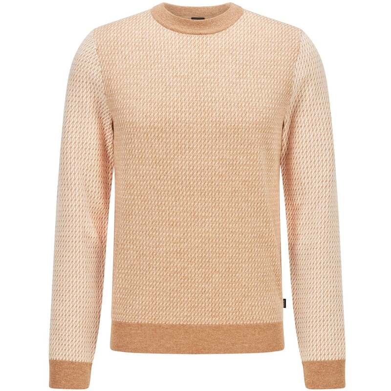  ボス メンズ ニット・セーター アウター Boss Nettuno Knit Sn99 Medium Beige