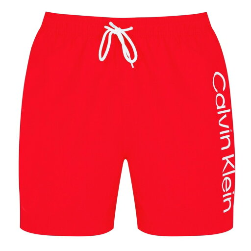 【送料無料】 カルバンクライン メンズ ハーフパンツ・ショーツ 水着 Large Logo Swim Shorts Red 【送料無料】 カルバンクライン メンズ ハーフパンツ・ショーツ 水着 Large Logo Swim Shorts Red