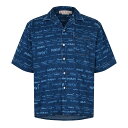 【送料無料】 マルニ メンズ シャツ トップス Ao Logo Denim Shirt Iris Blue