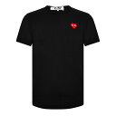 【送料無料】 コム・デ・ギャルソン メンズ Tシャツ トップス Comme Invade Heart T Sn99 Black(4)