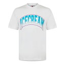 【送料無料】 アイスクリーム メンズ Tシャツ トップス IC COLLEGE T Sn42 WHITE