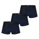 【送料無料】 ボス メンズ ボクサーパンツ アンダーウェア Trunk 3P S 10248908 01 Navy 405