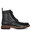 【送料無料】 グレンソン メンズ ブーツ・レインブーツ シューズ Fred Brogue Boot Black Calf