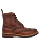 【送料無料】 グレンソン メンズ ブーツ・レインブーツ シューズ Fred Brogue Boot Tan Handpainted