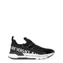 【送料無料】 ヴェルサーチ メンズ スニーカー シューズ Dynamic Logo Trainers Black/White 899