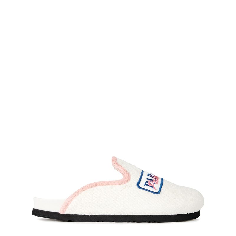 【送料無料】 パーム・エンジェルス メンズ サンダル シューズ Patch Terry Cloth Mules Cream/Pink 0430