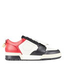 【送料無料】 ブシェミ メンズ スニーカー シューズ Air Jon Low Sneakers Wht/Blk/Red