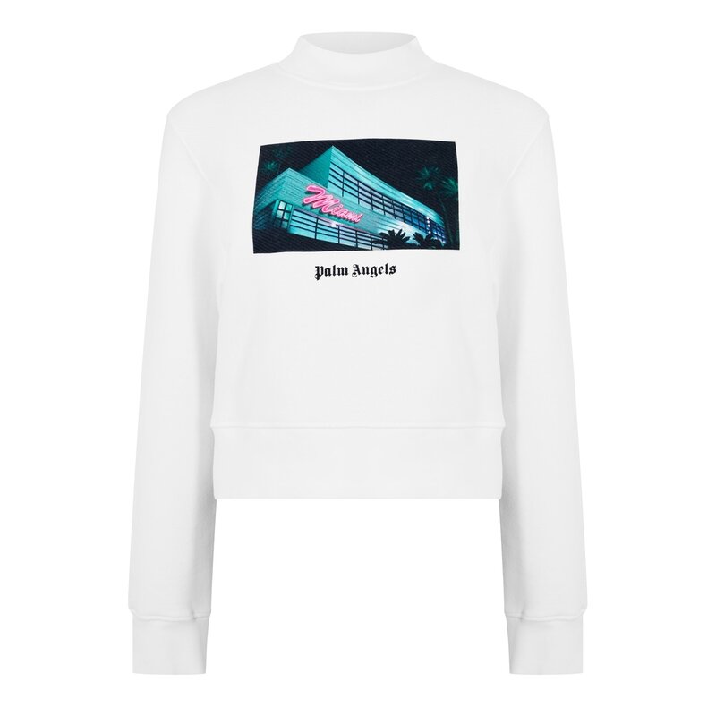 ̵ ѡࡦ󥸥륹 ǥ ѡå  Miami Crew Neck Sweater White/Multi