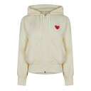 【送料無料】 コム・デ・ギャルソン レディース パーカー・スウェット フーディー アウター Heart Hoodie Ivory 3