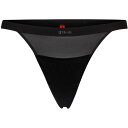 【送料無料】 フューゴ レディース パンツ アンダーウェア Hugo Velvet Thong Ld34 Black