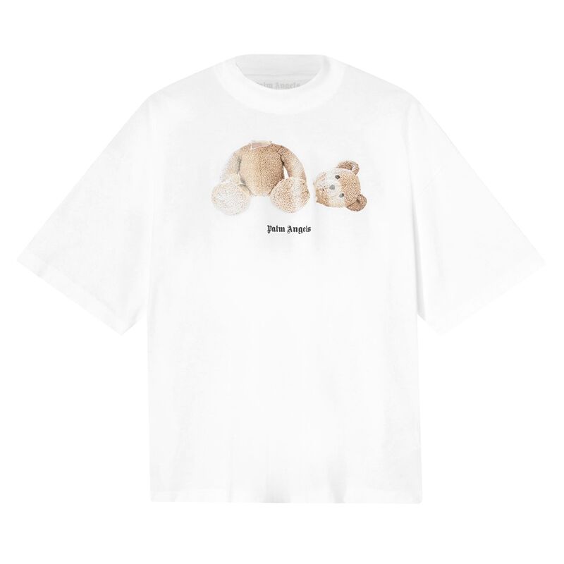 【送料無料】 パーム・エンジェルス レディース ナイトウェア アンダーウェア Bear Loose T Shirt White 0160